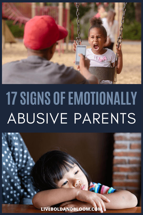 17 tegn på følelsesmæssigt misbrugte forældre