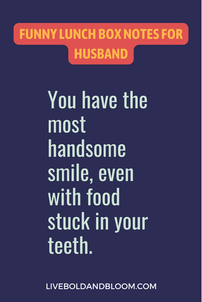 99 flirtende madpakke-noter til din mand