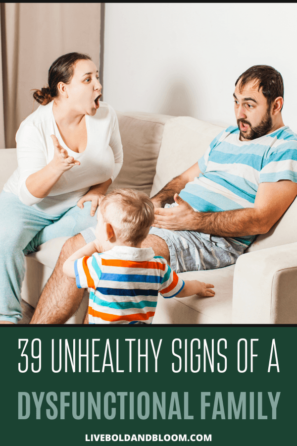 39 señales de una familia disfuncional