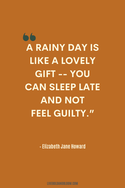 71 regnvejrs citater til at lyse din dag op